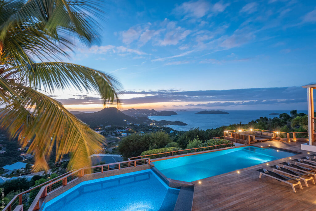 st barth nouvel an villa